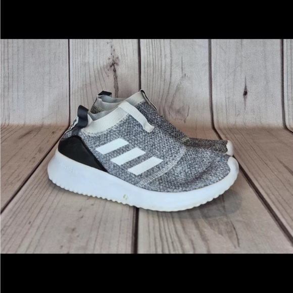 Adidas Ultimafusion Knit Running Shoes Women’s Size 8 Gray/White B96469 - Picture 1 of 12